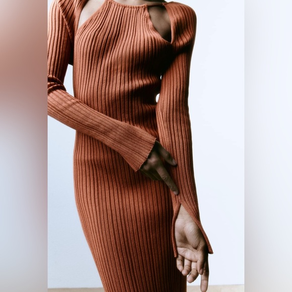 Zara Knit Dress - Picture 5 of 10